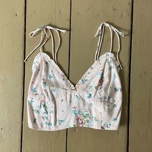 Billabong x the salty blonde floral top